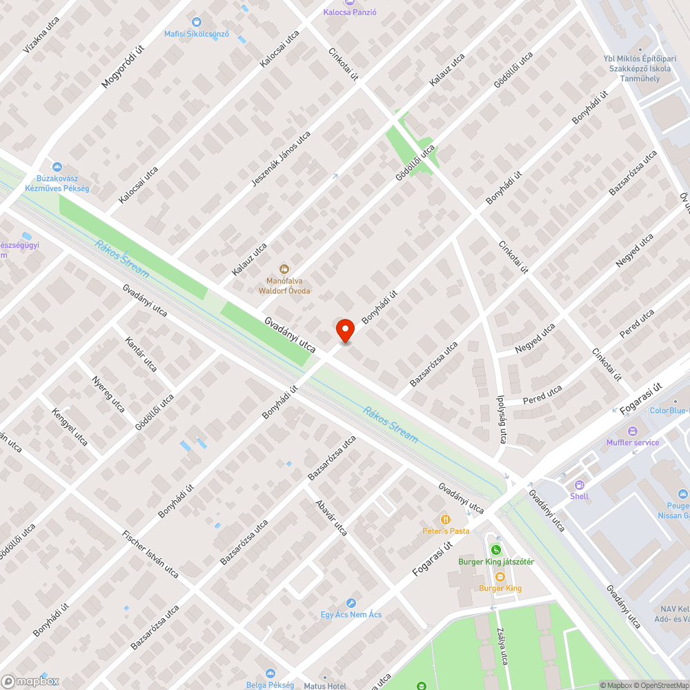 kiszáradt fa a Bonyhádi úton bejelentés helye