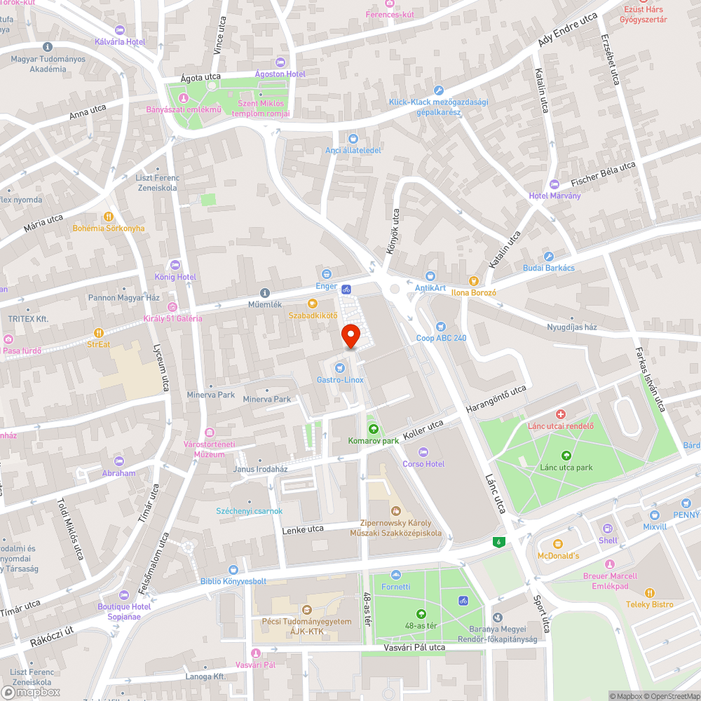 Töredezett, hiányos burkolat a Búza téren bejelentés helye