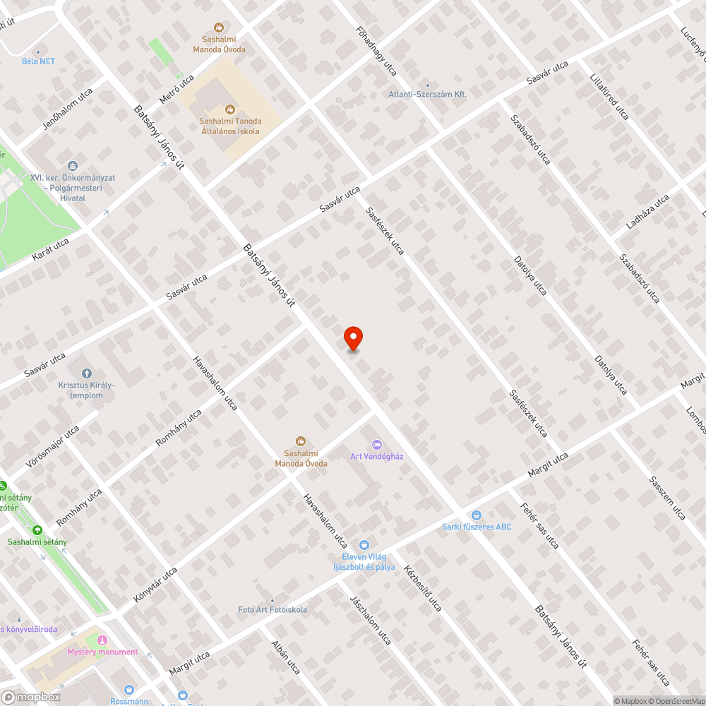 Hordalékkal telt csapadékvíz szikkasztó bejelentés helye