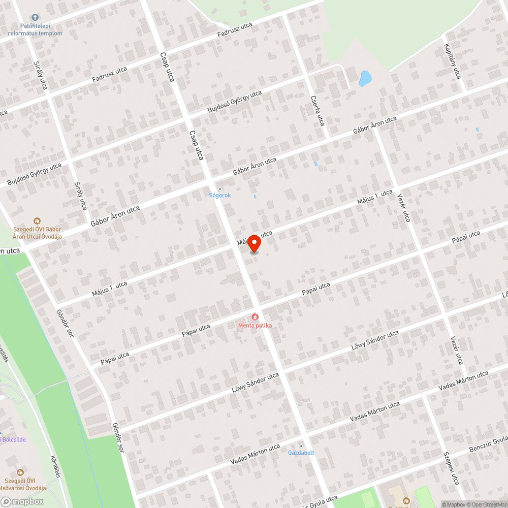 Felnőtt gaz bejelentés helye