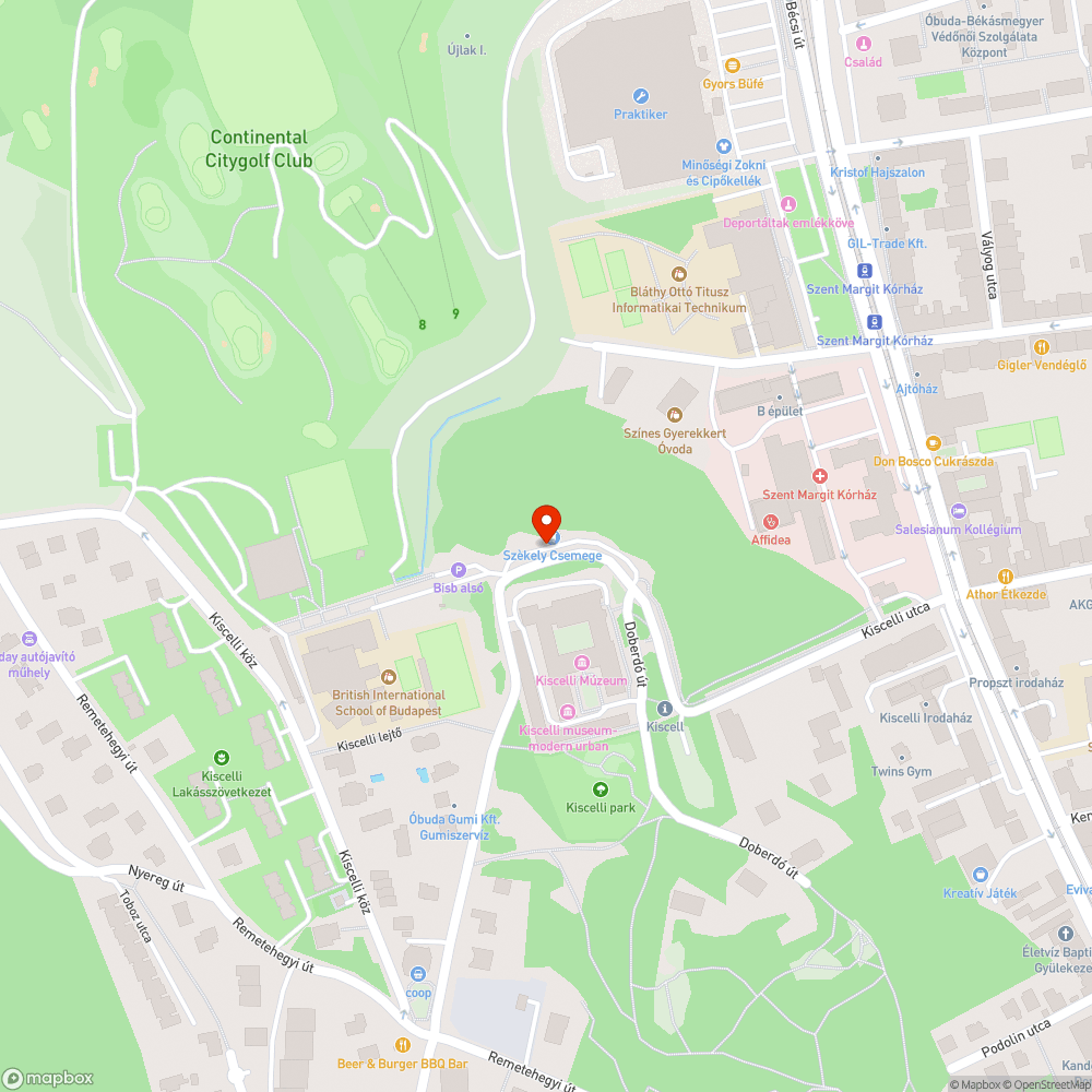 Kiscelli út forgalomtechnikai problémák bejelentés helye