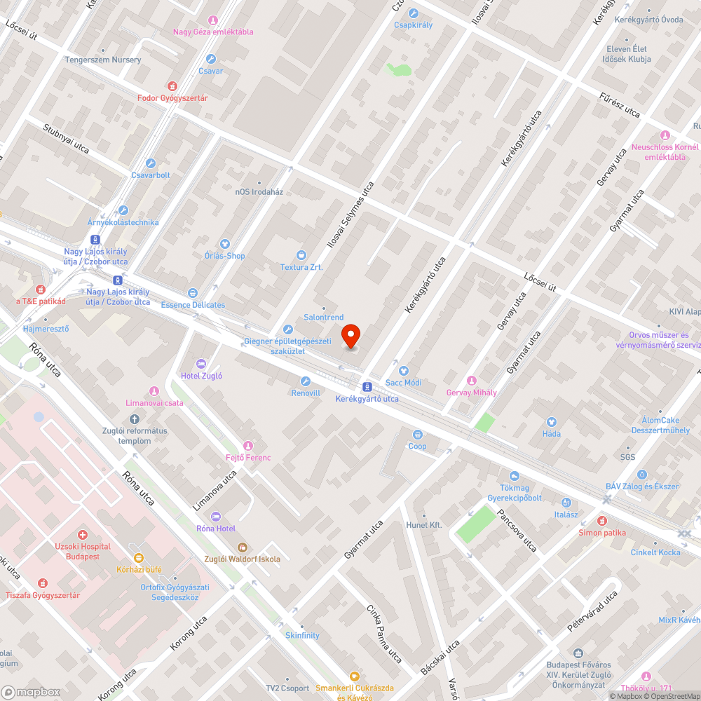 Teljesen elgazosodott beültetett járdasziget bejelentés helye