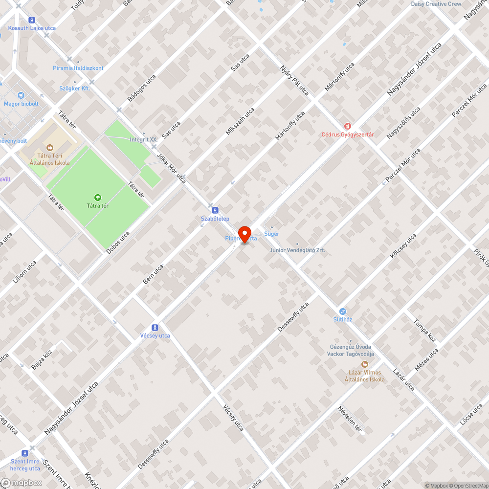 Közlekedési tükör a járda közepén bejelentés helye