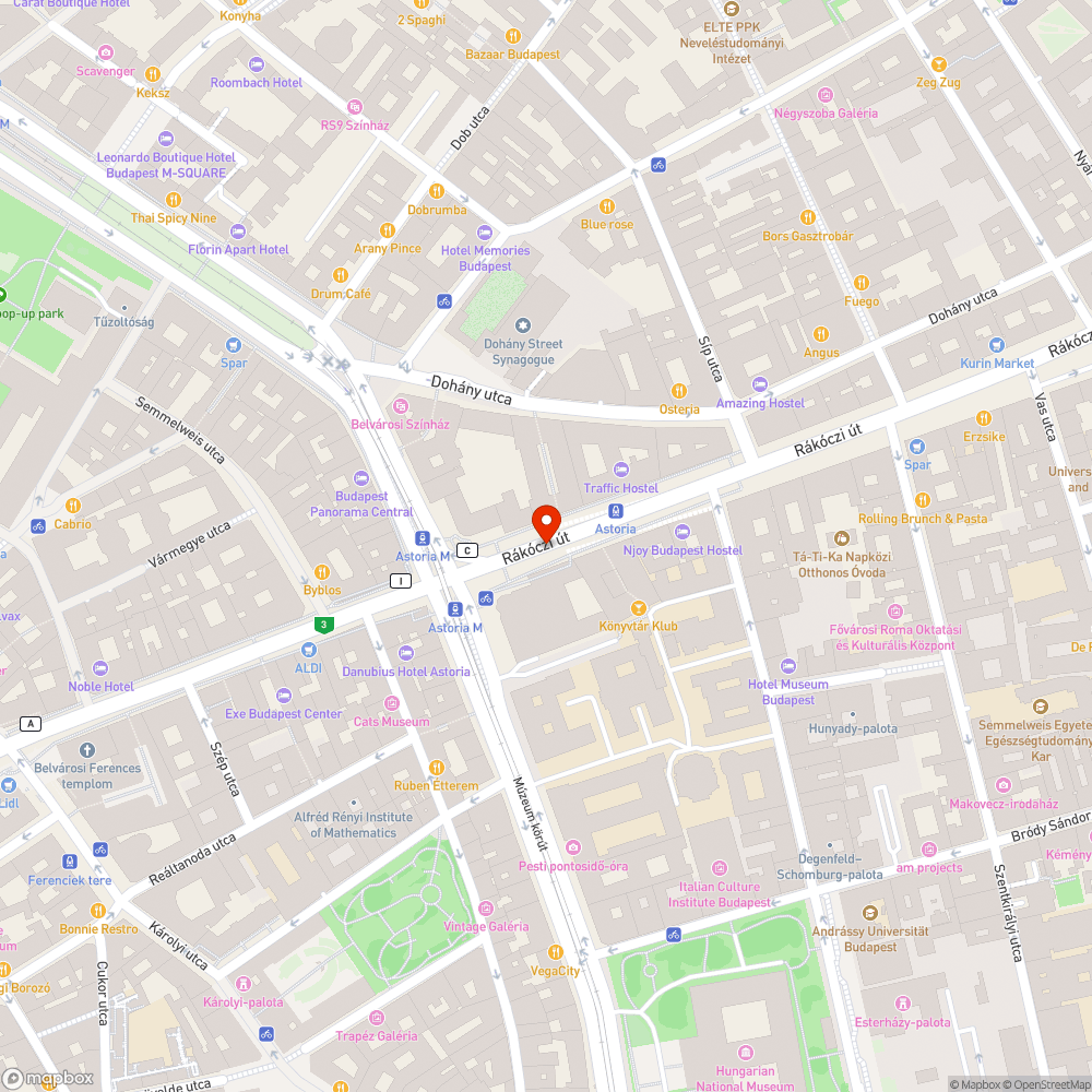 Astoria szegényes növénykazetta bejelentés helye