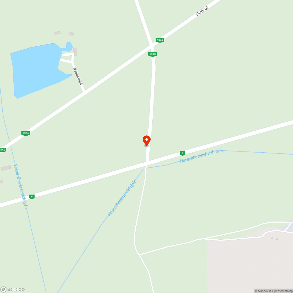 6-os főút Pécs-Vasasi elágazás problémája bejelentés helye