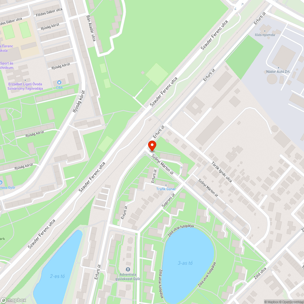 Beszakadt a szelektív gyűjtő mellett a talaj bejelentés helye