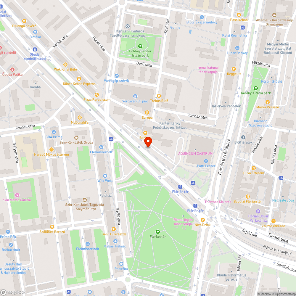 Leszakadt pad a buszmegállóban bejelentés helye