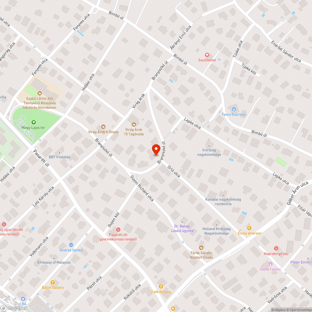 Szabálytalnul parkoló jármű bejelentés helye