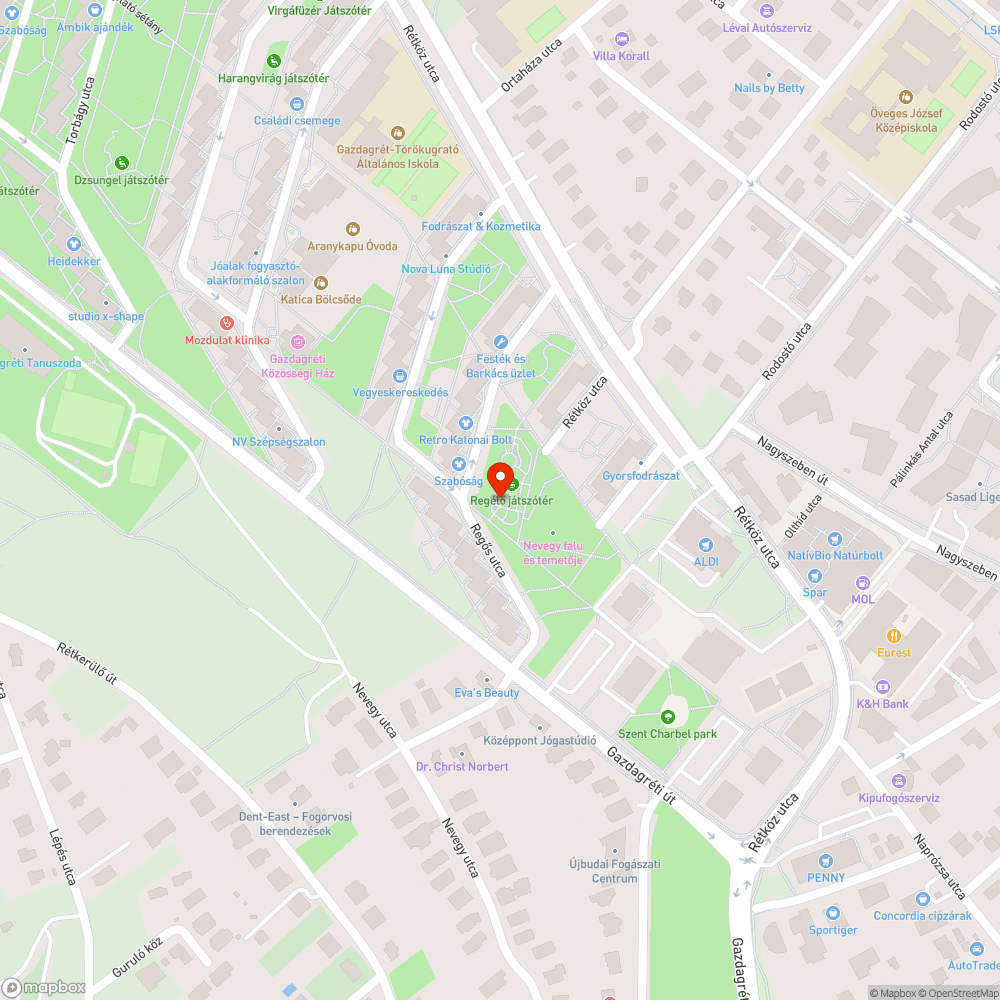 Regélő játszótér padja bejelentés helye