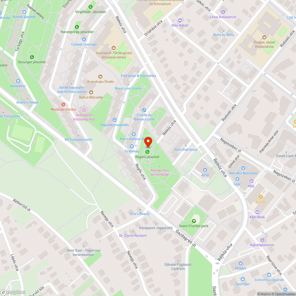 Regélő játszótér kútja bejelentés helye