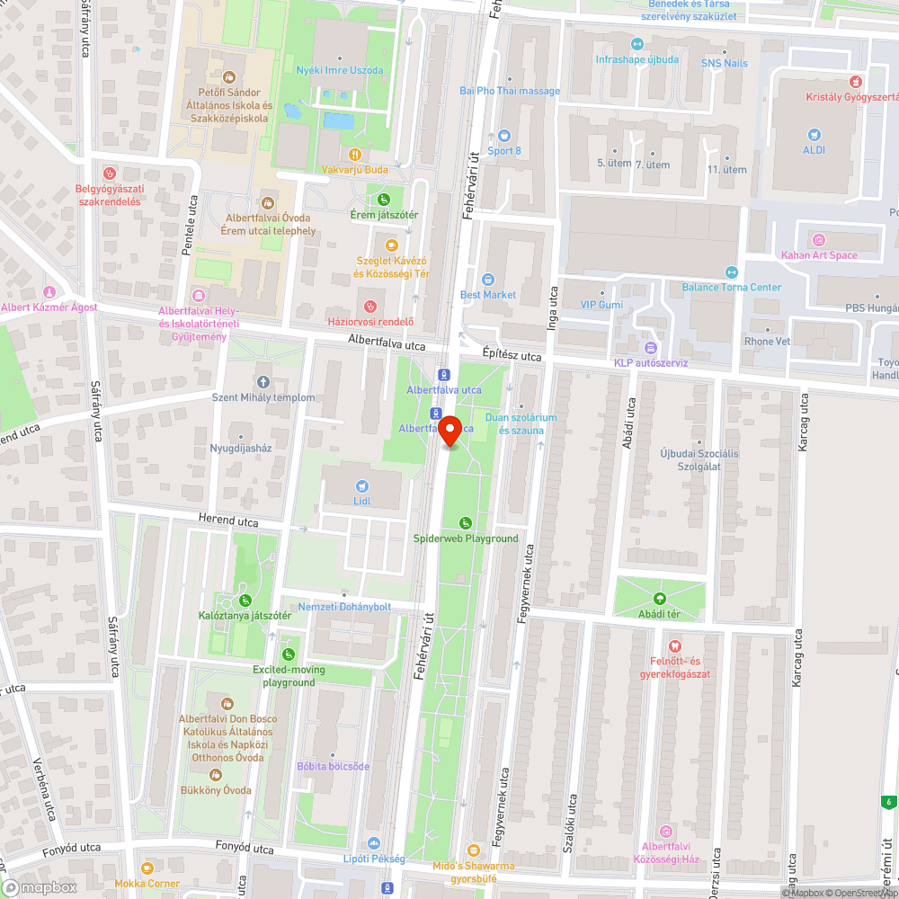 Összefirkált buszmegálló bejelentés helye