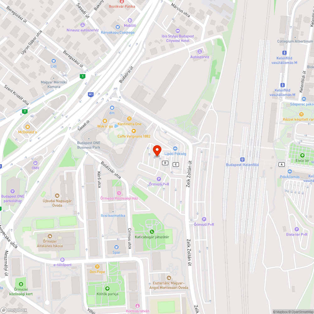 Elhagyott autók a fizetős parkolóban bejelentés helye