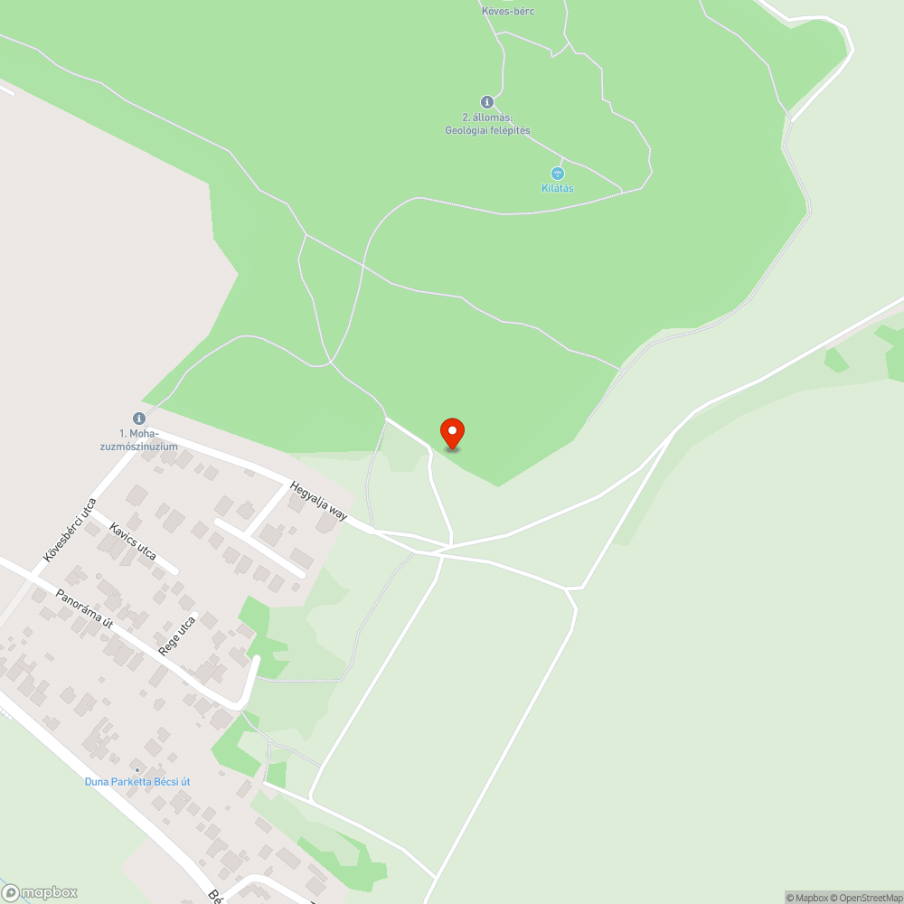 Elhagyott audi bejelentés helye