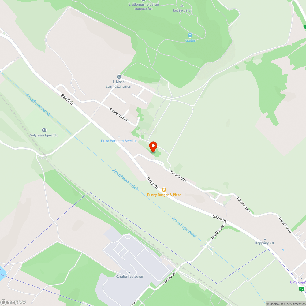 Elhagyott fekete autó bejelentés helye