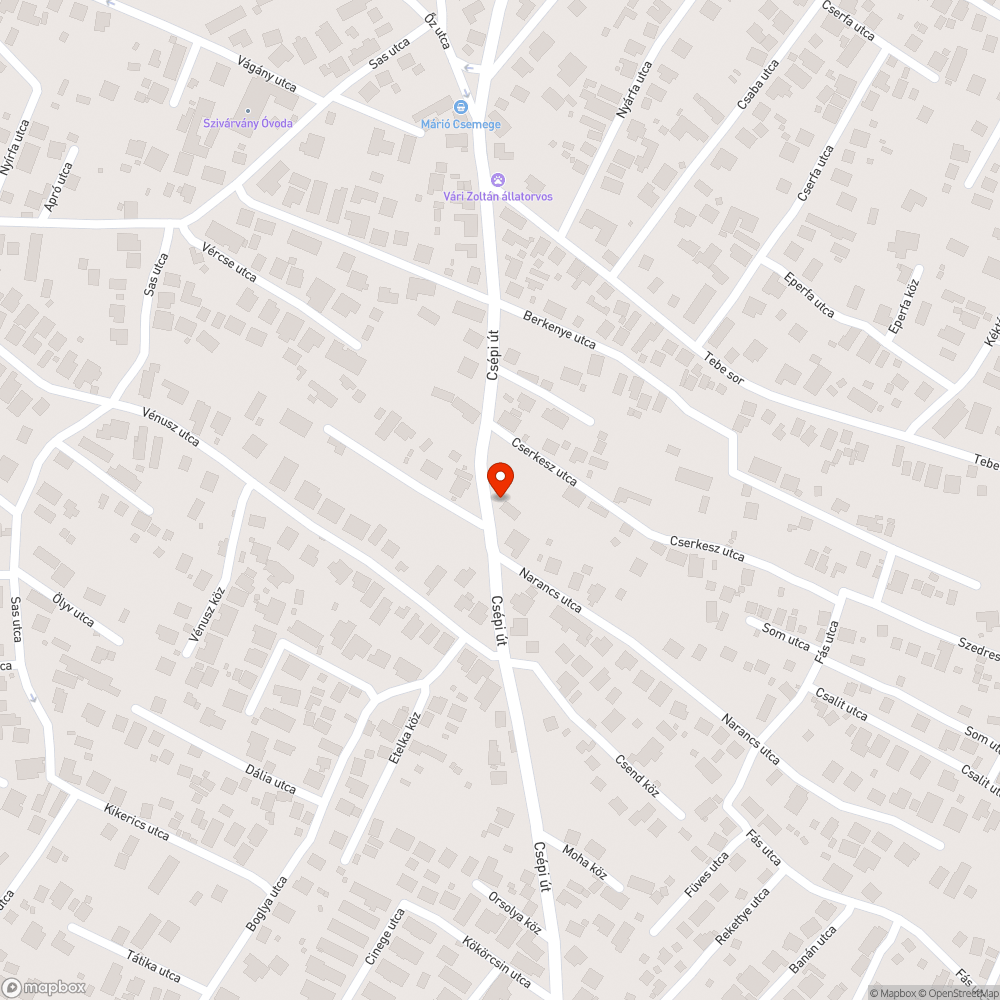 Árnyékot adó fák hiánya bejelentés helye