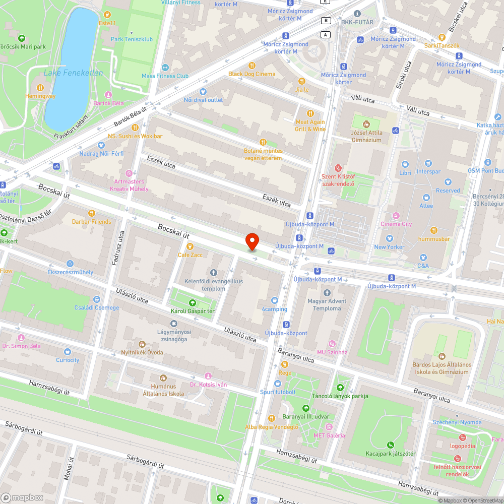 Elhagyott jarmu a Bocskai Magyari sarkon bejelentés helye