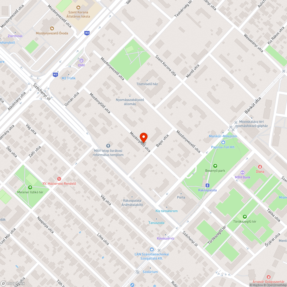 Kiszáradt/törött fa bejelentés helye