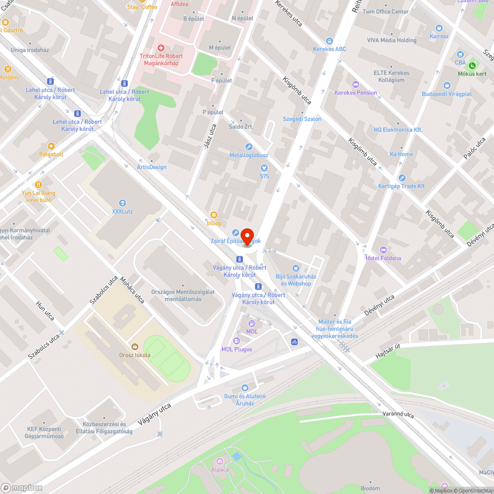 Száraz faágak és szemét bejelentés helye