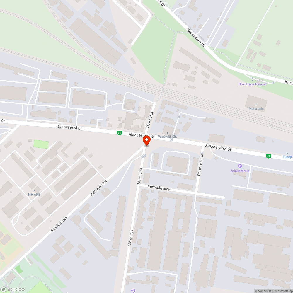 Óriási kátyú a Tárna utca Algyógyi utca kereszteződésében bejelentés helye