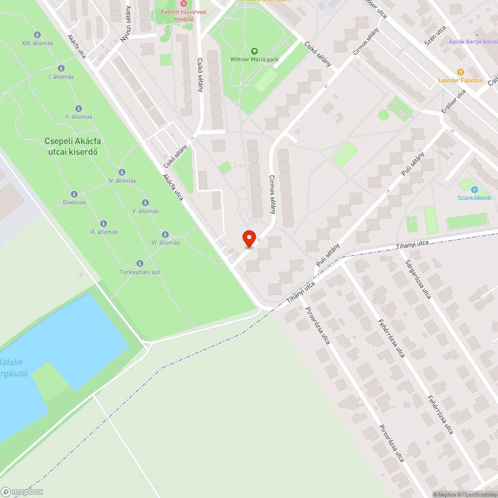 Kitört poller bejelentés helye