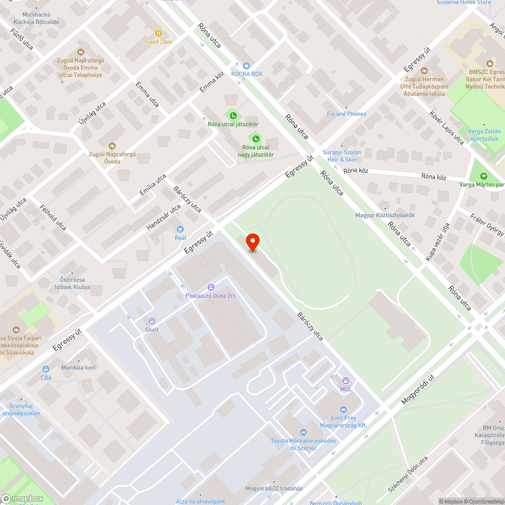 Kátyú a járdán bejelentés helye