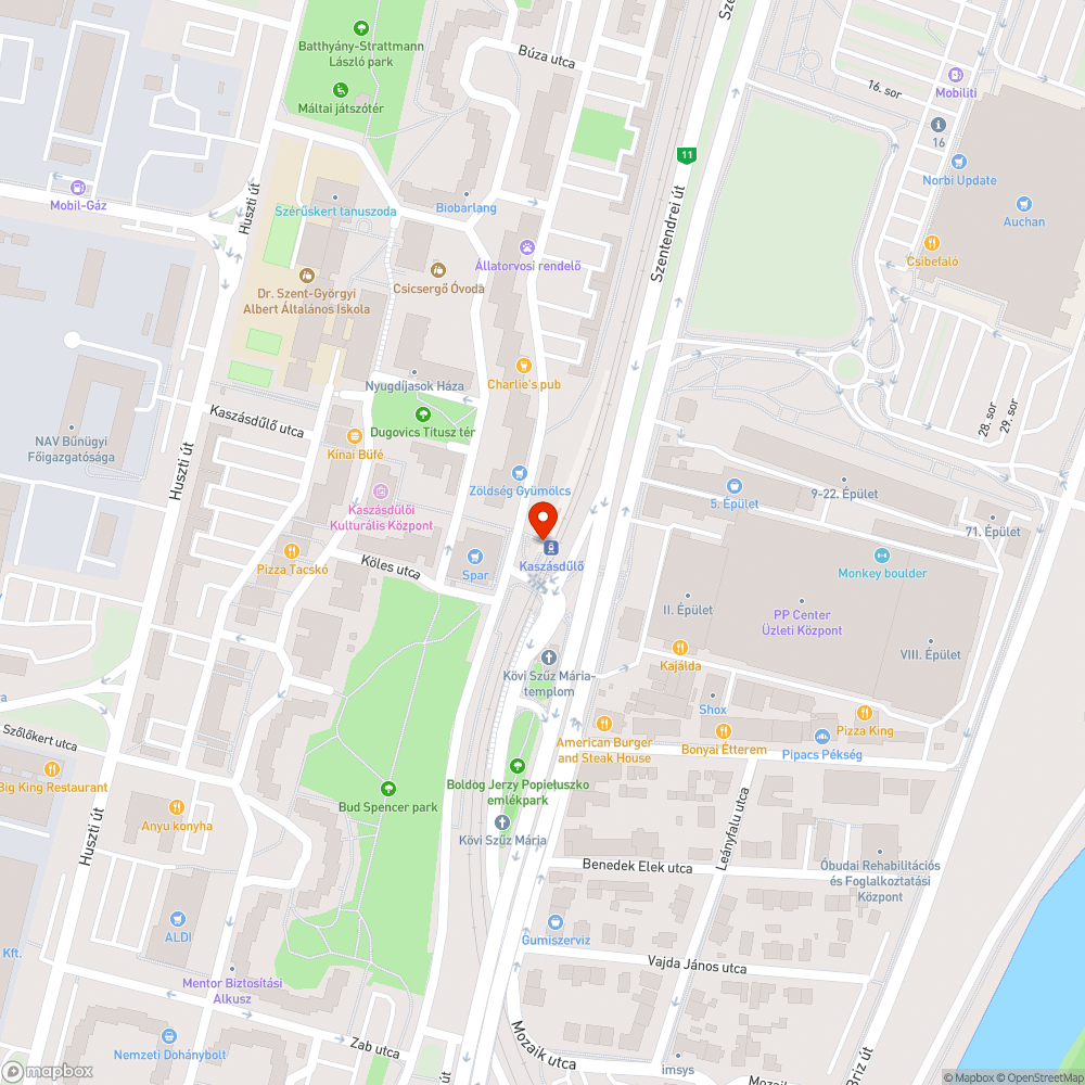 Rongált jegyautomata bejelentés helye