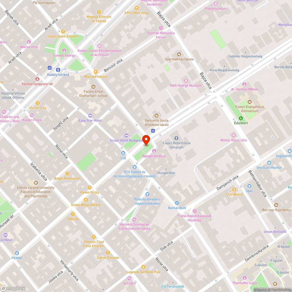 Szemét a Lövölde téren bejelentés helye