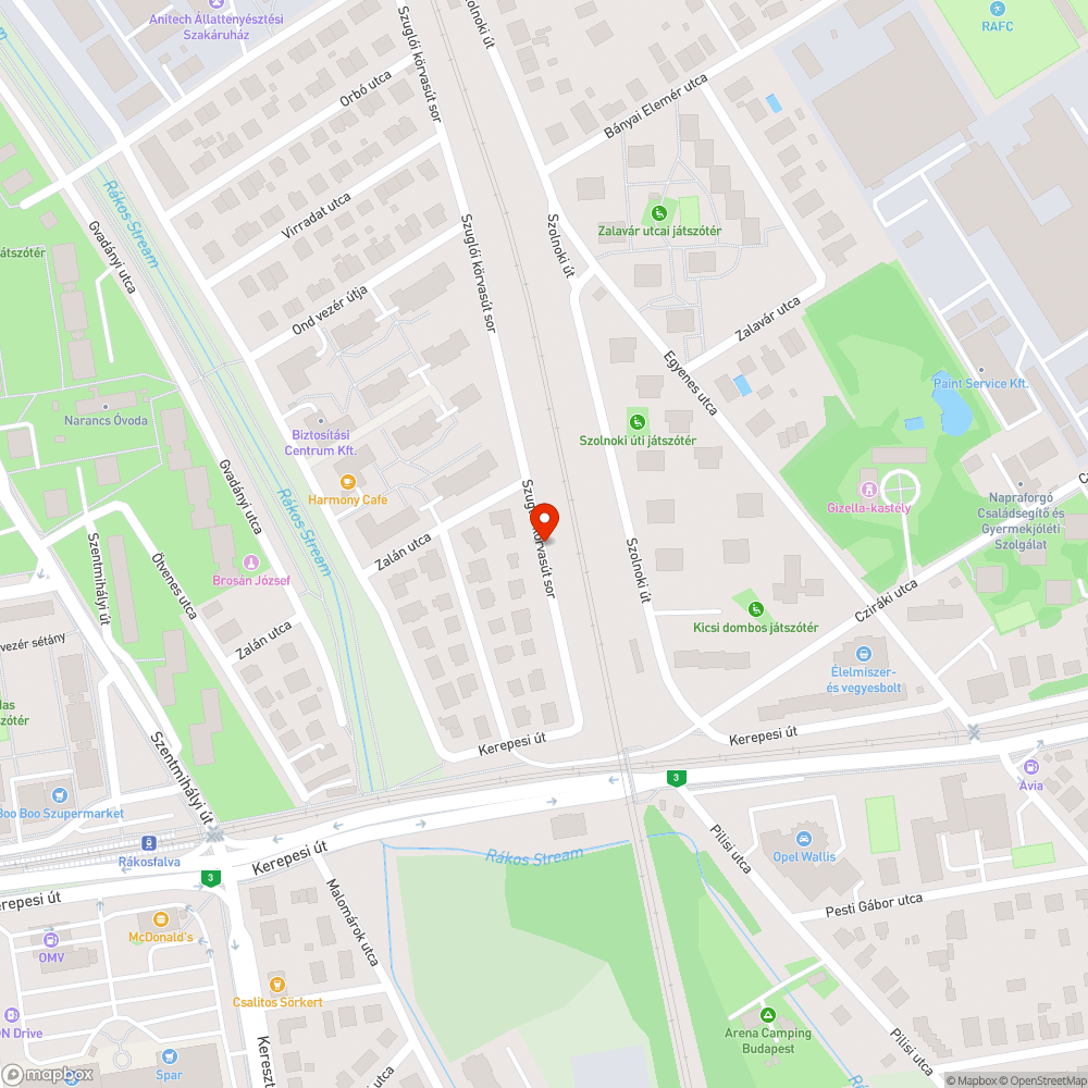 Túlburjánzó növényzet bejelentés helye