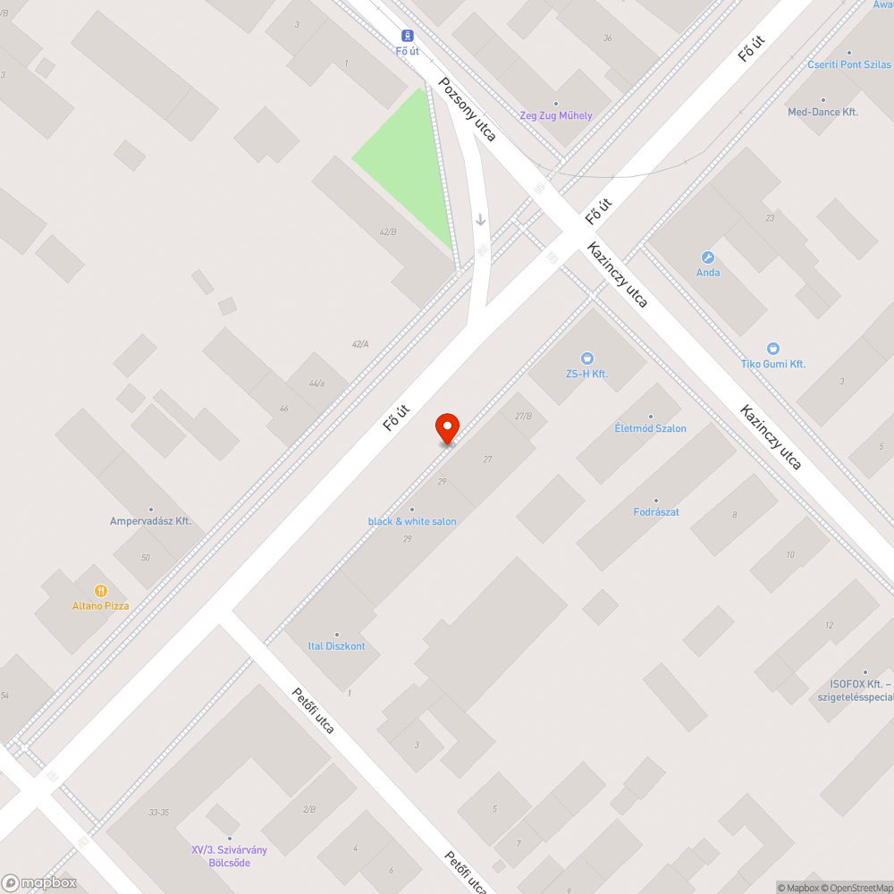 Balesetveszélyes gödör bejelentés helye