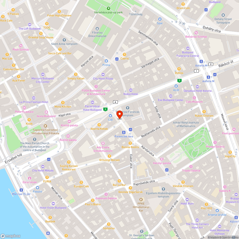 Csótányok bejelentés helye