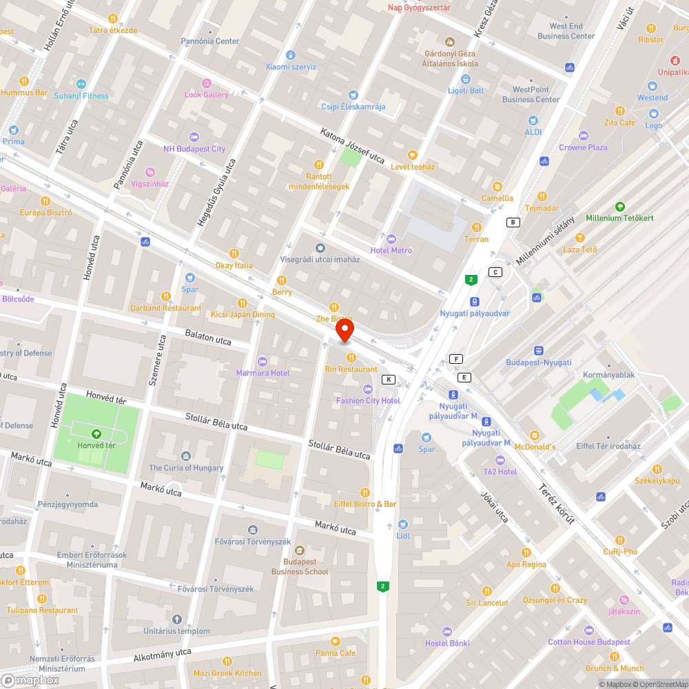 Gazos a Szent István körút bejelentés helye