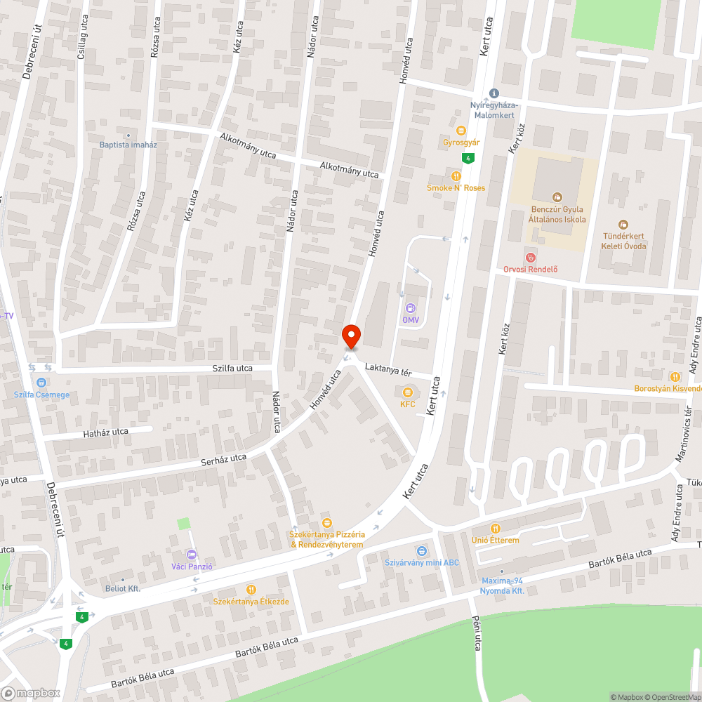 Gondozatlan és kiszáradt facsemeték bejelentés helye