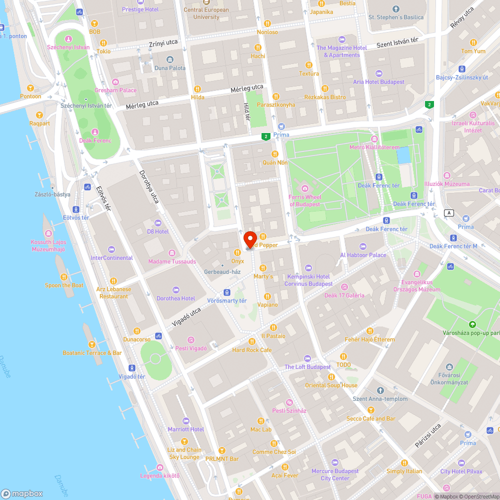 A Vörösmarty téren a vízpermet nem működik bejelentés helye