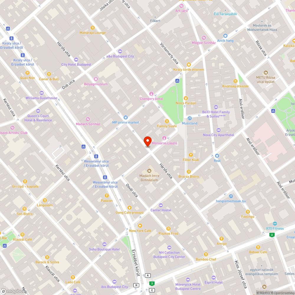 Lyuk a járdán bejelentés helye