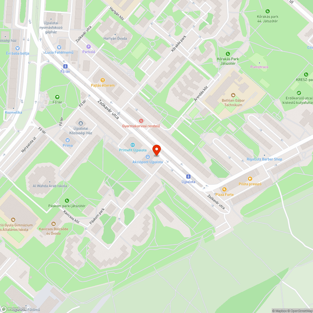 Rendszeres parkolás a téren bejelentés helye