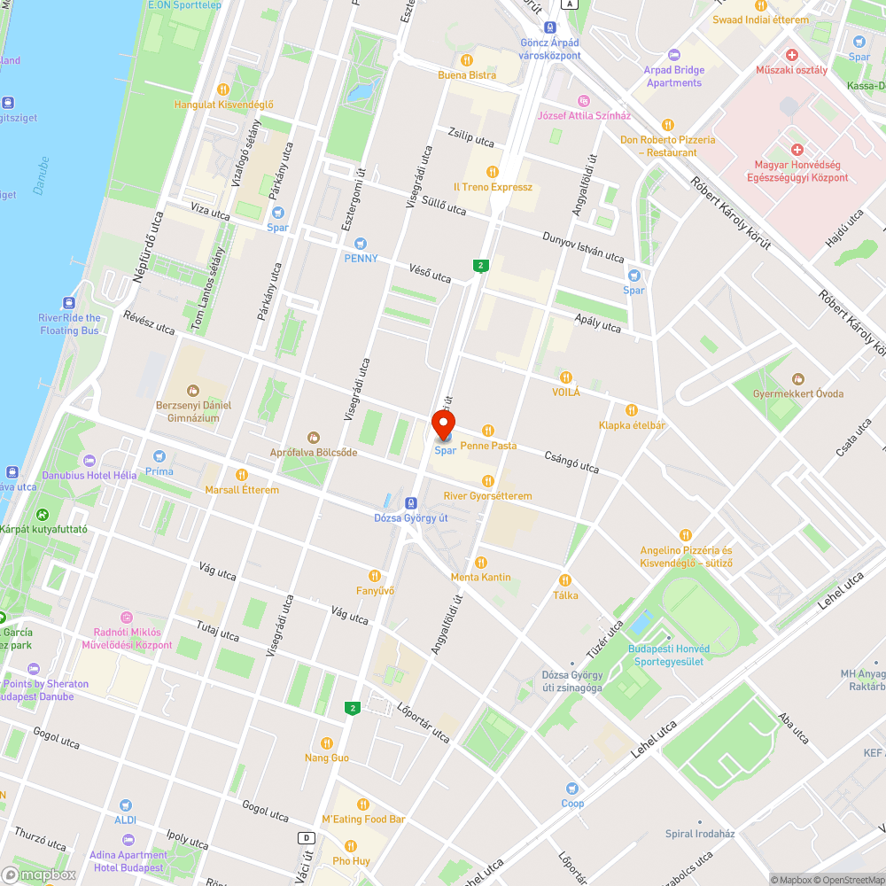 1134 Váci út 35. szemetes bejelentés helye