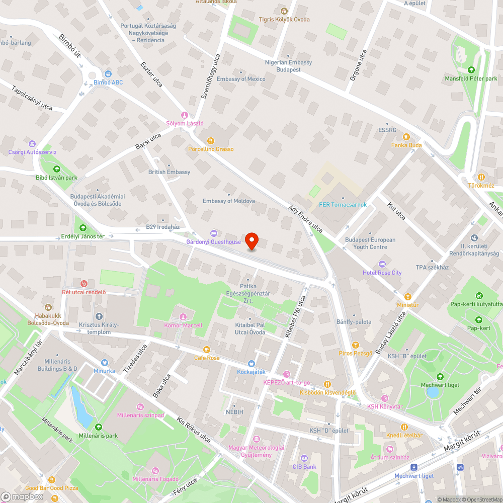 Rendezetlen járda bejelentés helye