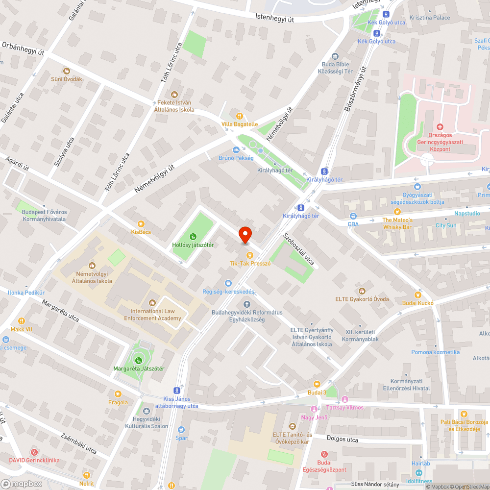 Hiányos keret bejelentés helye