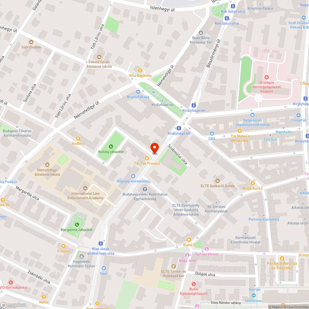 Sérült fedlap a sarkon bejelentés helye