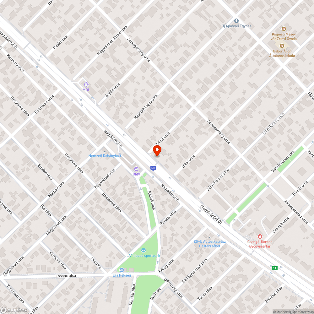 Balesetes autó vonószemmel bejelentés helye