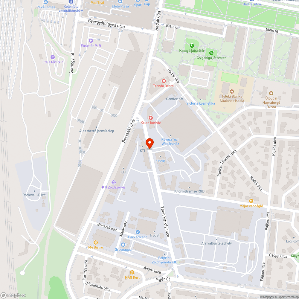 parkolás miatt szűkített úttest bejelentés helye