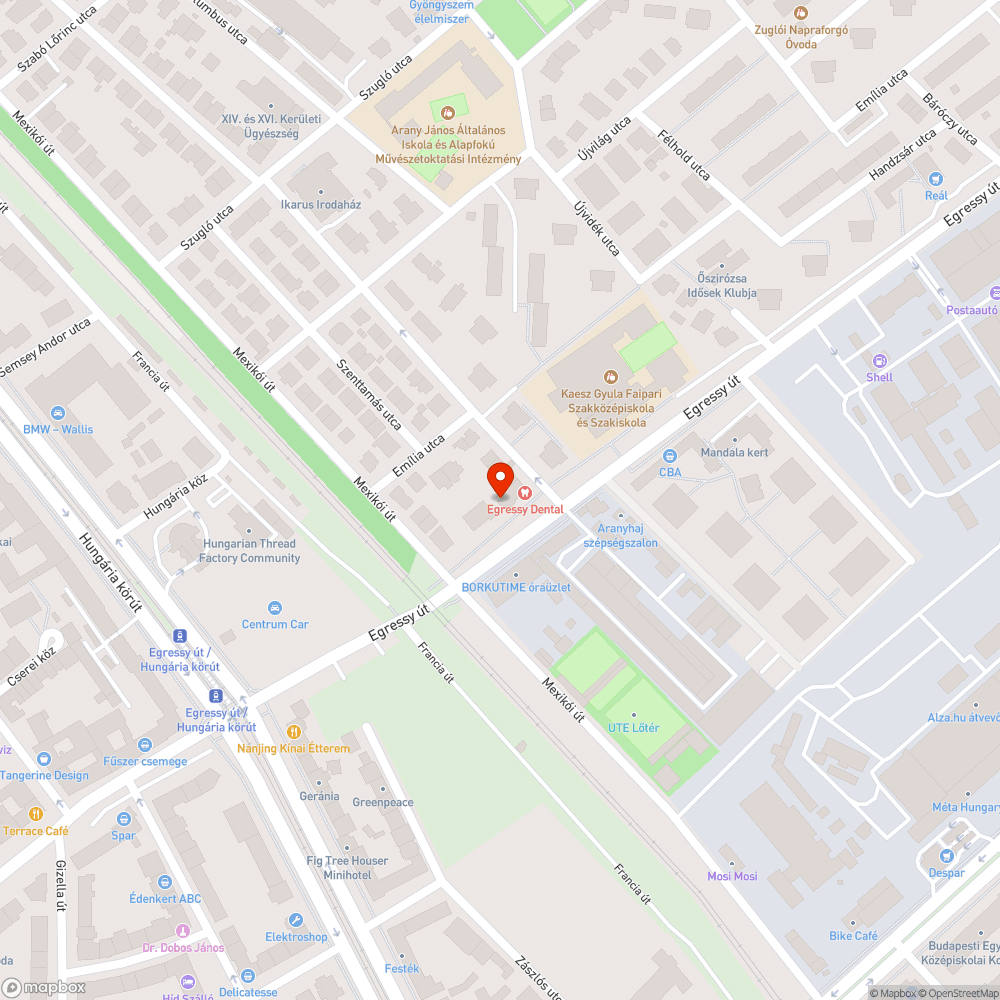 Gaztenger a házak között bejelentés helye