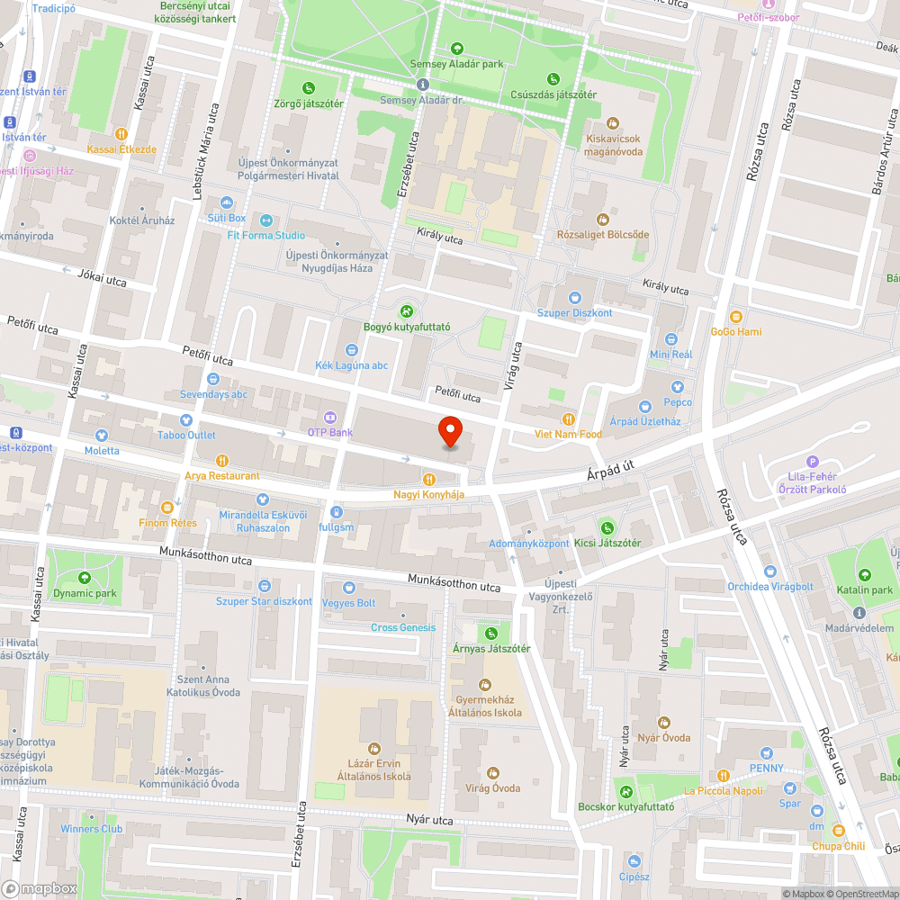 Kátyú probléma bejelentés helye