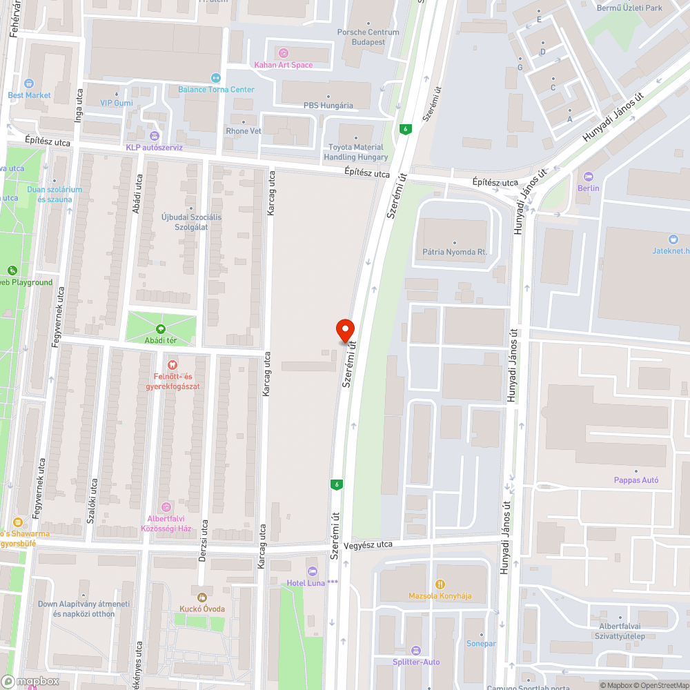 Gondozatlan növényzet (minden évben) bejelentés helye