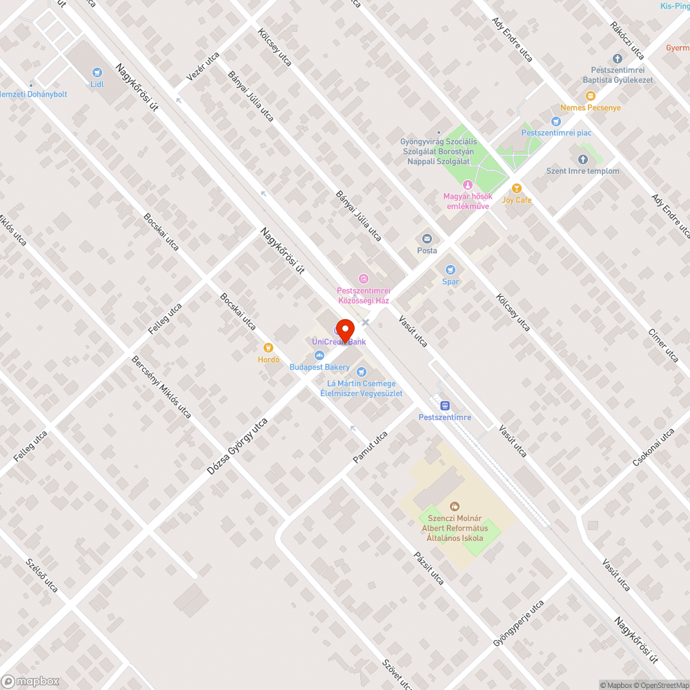 Bokatörő járda bejelentés helye