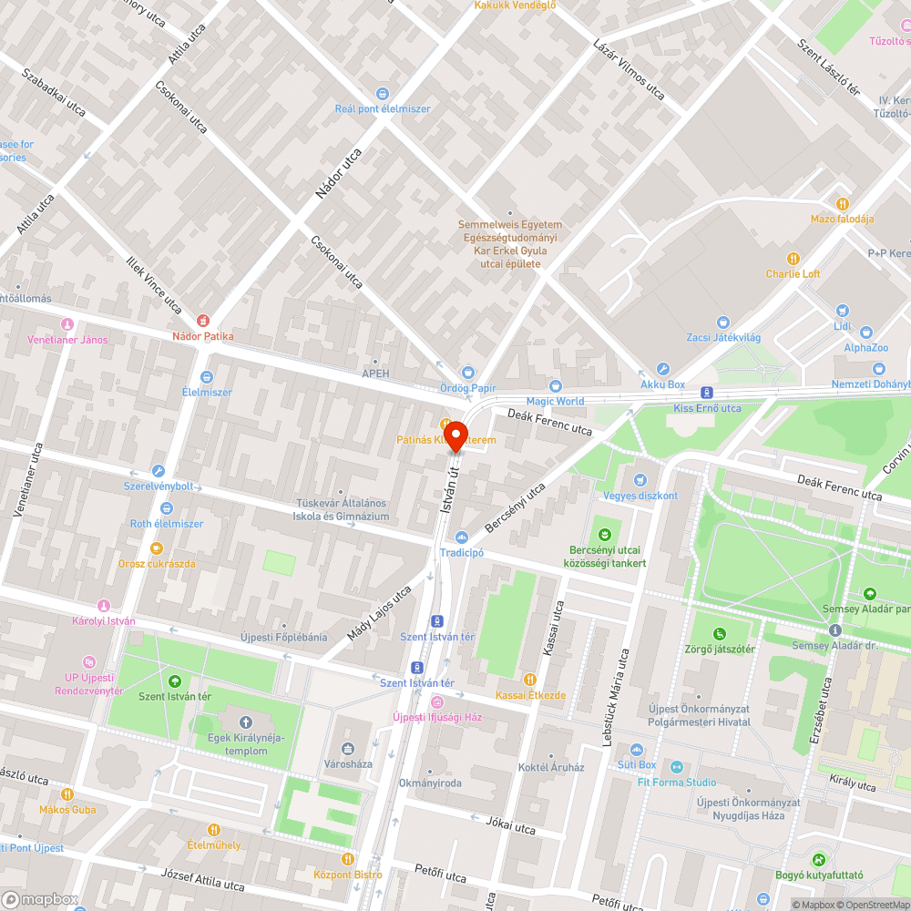 Záróvonal felfestés hiánya / kopása bejelentés helye