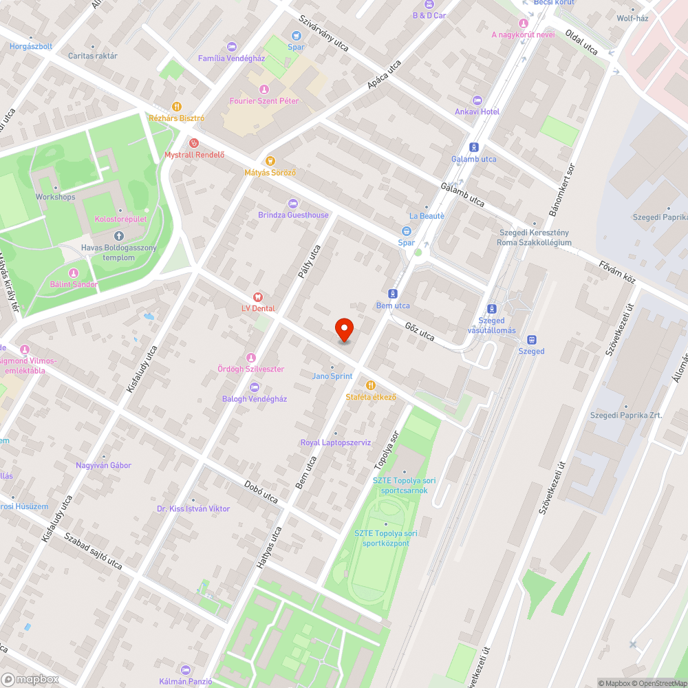 Kiszáradt fa - Borbás utca 11. bejelentés helye