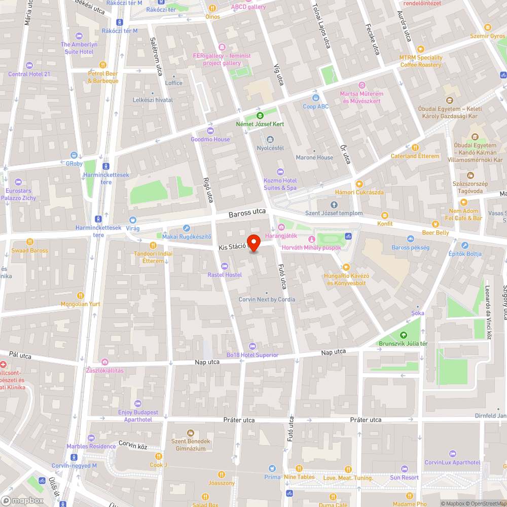 Elhagyott személygépkocsi bejelentés helye