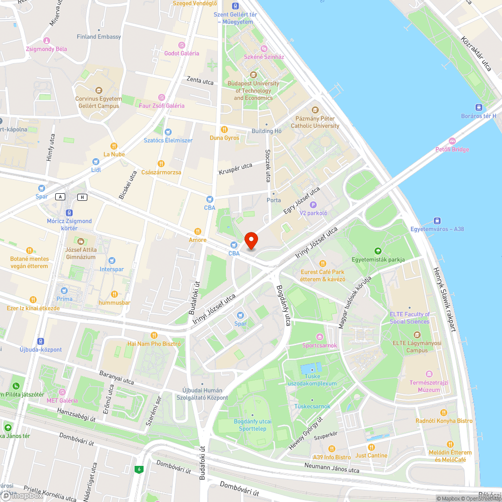 Szemétkupac Irinyi József utca Karinthy sarkon bejelentés helye