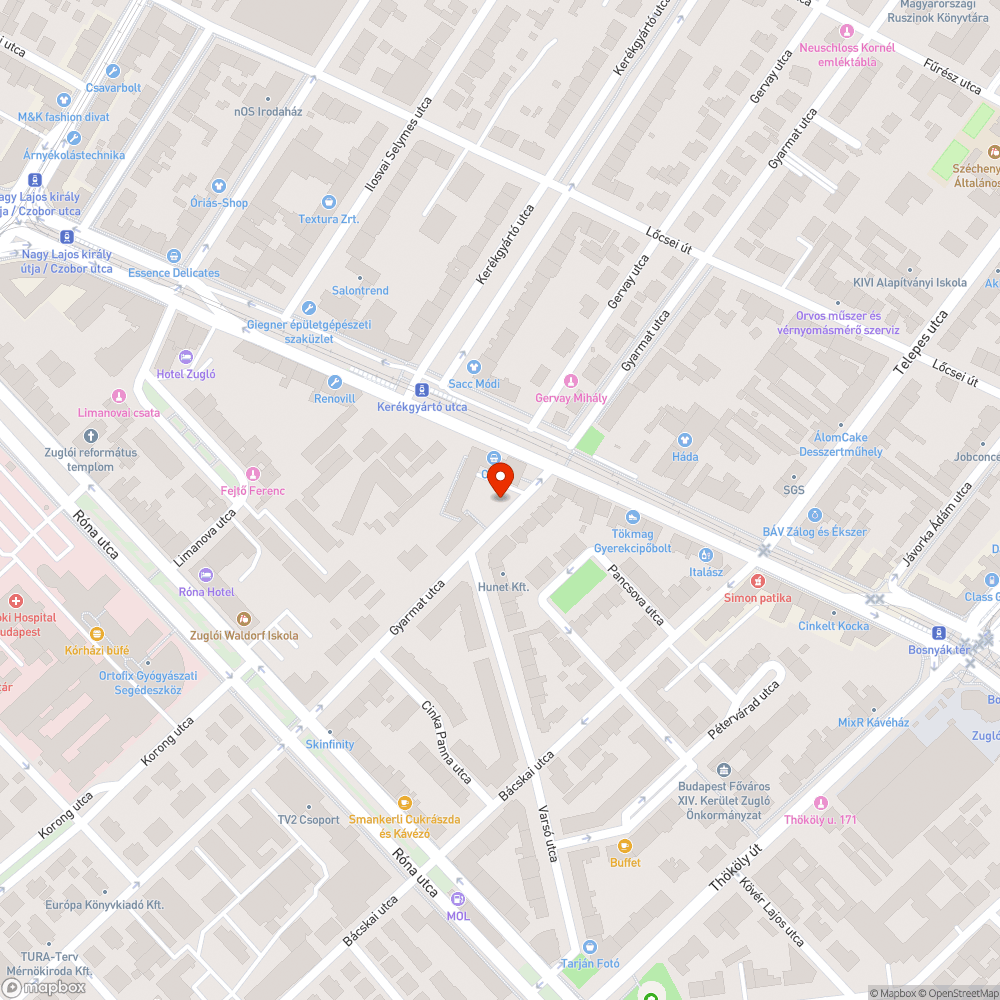 Kiszáradt fák bejelentés helye